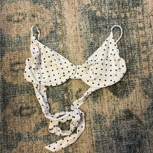 Limited Edition Skatie Kate Top in Chicago black and white polka dot size S